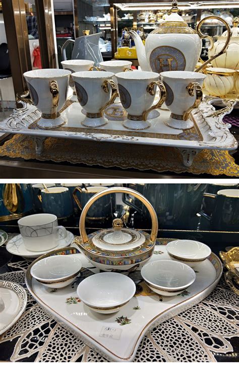 vintage hermes tea set|hermes dinner set price.